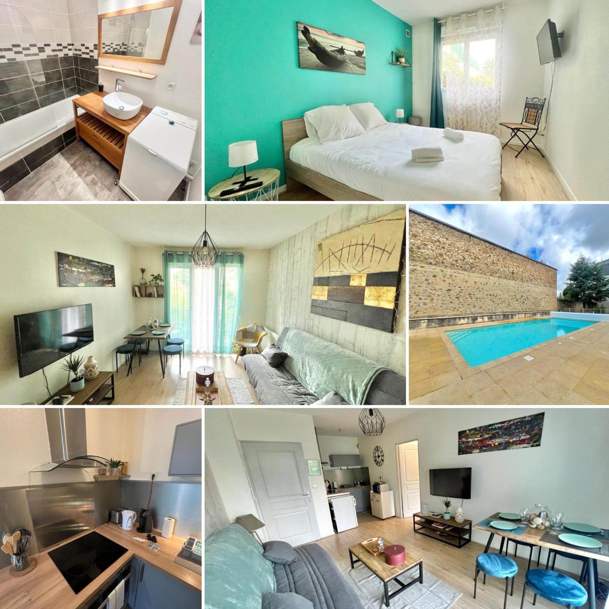 Le Renoir Terrasse De Plain-Pied Et Piscine Apartment Limoges Ngoại thất bức ảnh